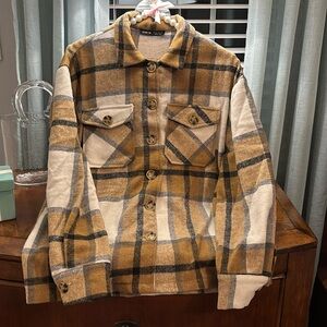 NWOT SHEIN Plaid Shirt